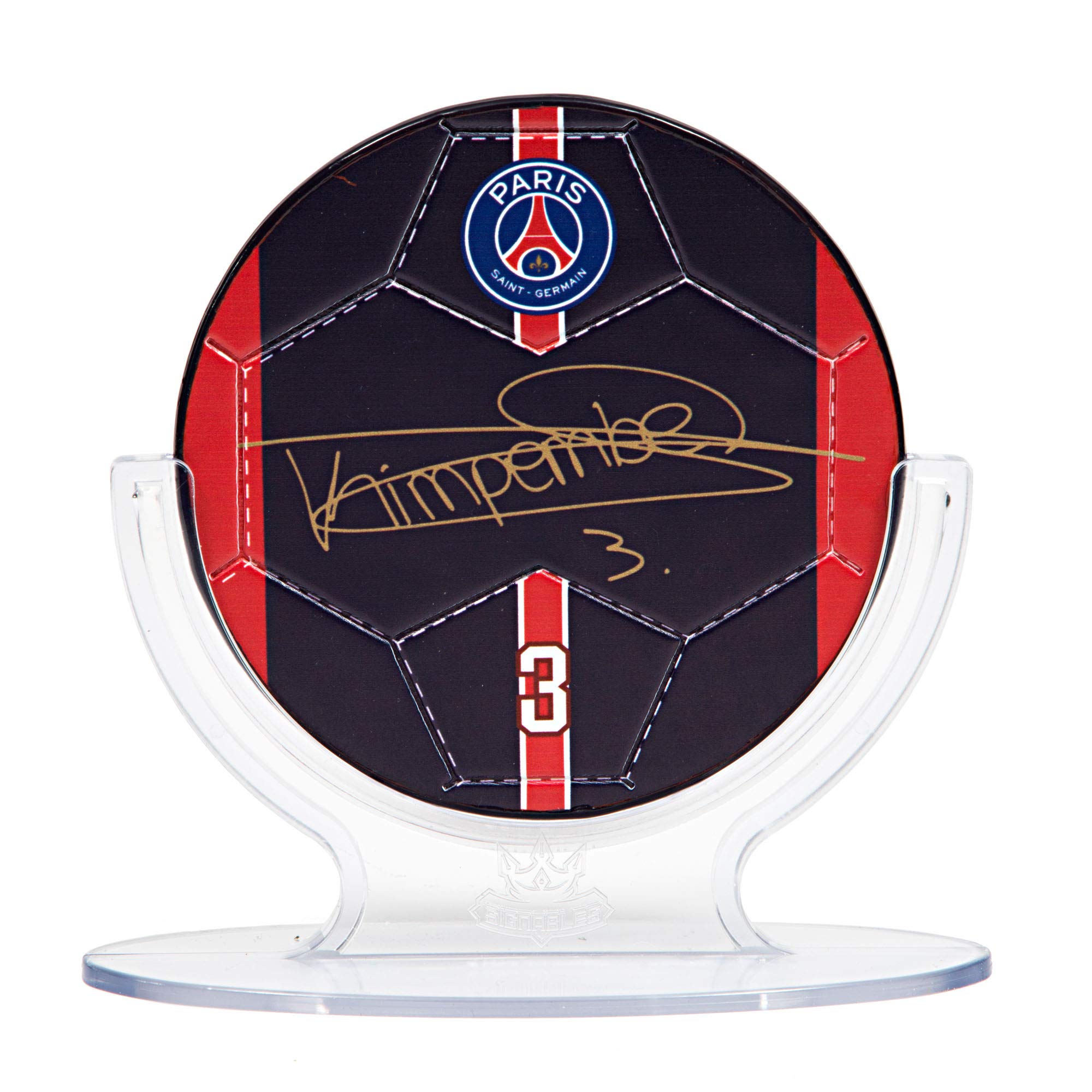 Signables SPSG PK Paris St Germain Presnel Kimpembe Signature Disk